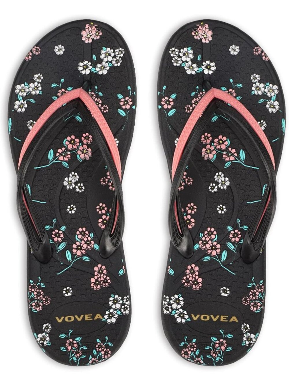 Comfortable Non-Slip Flip Flops for Women - Cushioned Indoor/Outdoor Shower